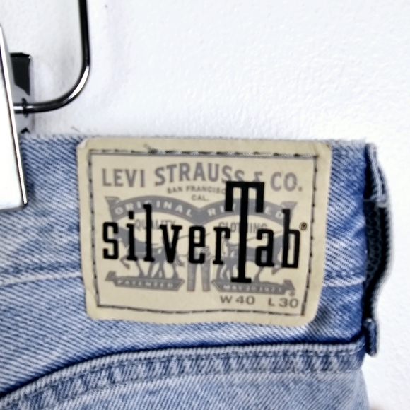 Levi's SilverTab Loose Lightwash Jeans NWT 40x30 - Picture 15 of 16